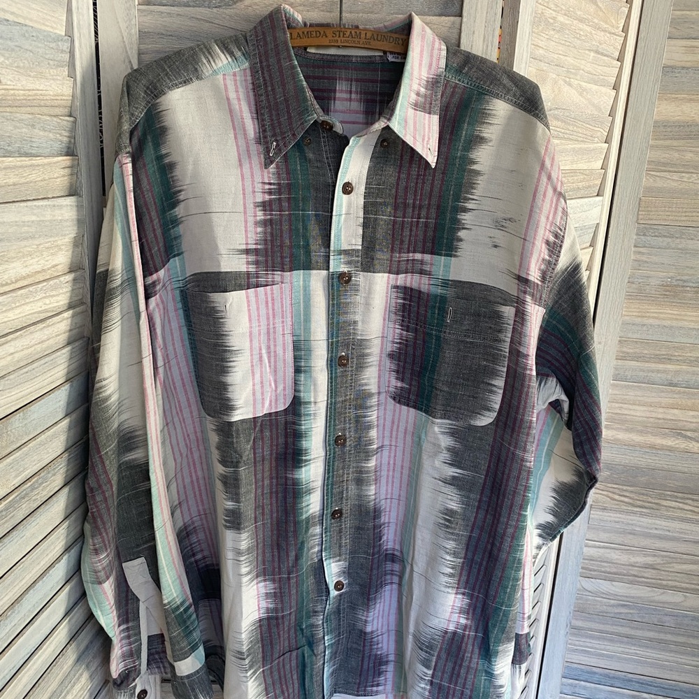 Y2K Bugle Boy Long Sleeve Button Up Shirt